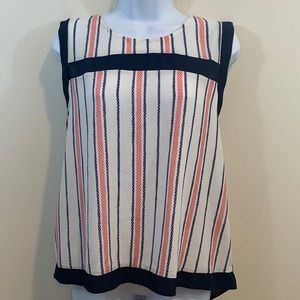 Collective Concepts Sleeveless Striped Shirt  Size L